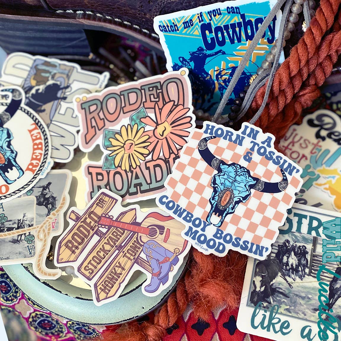 Wild Lucille x Decal Barn - Rodeo Western Theme - Vinyl Sticker Decals ...
