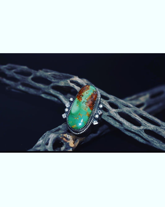 Turquoise Diamond ring