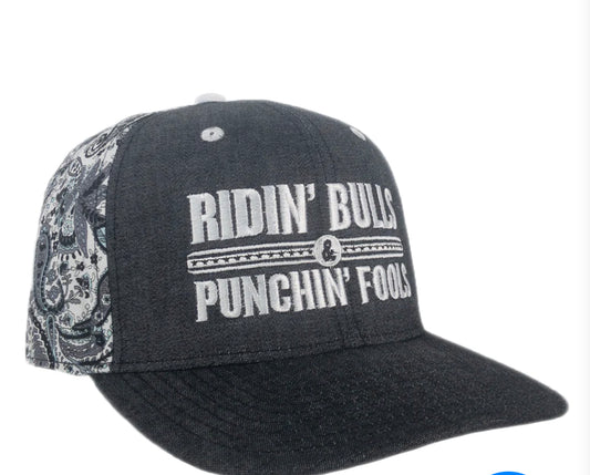 Ridin' Bulls & Punchin' Fools Bandana Flatbill - Dale Brisby