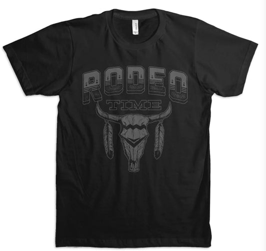 Rodeo Time Skull T-shirt