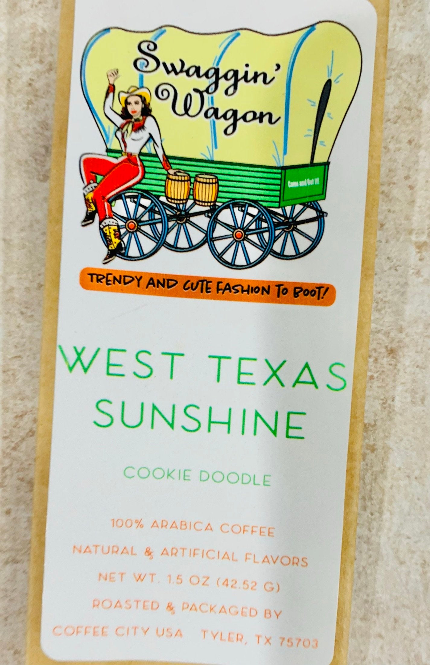 West Texas Sunshine Gourmet Coffee (1.5 oz)  (cookie doodle)