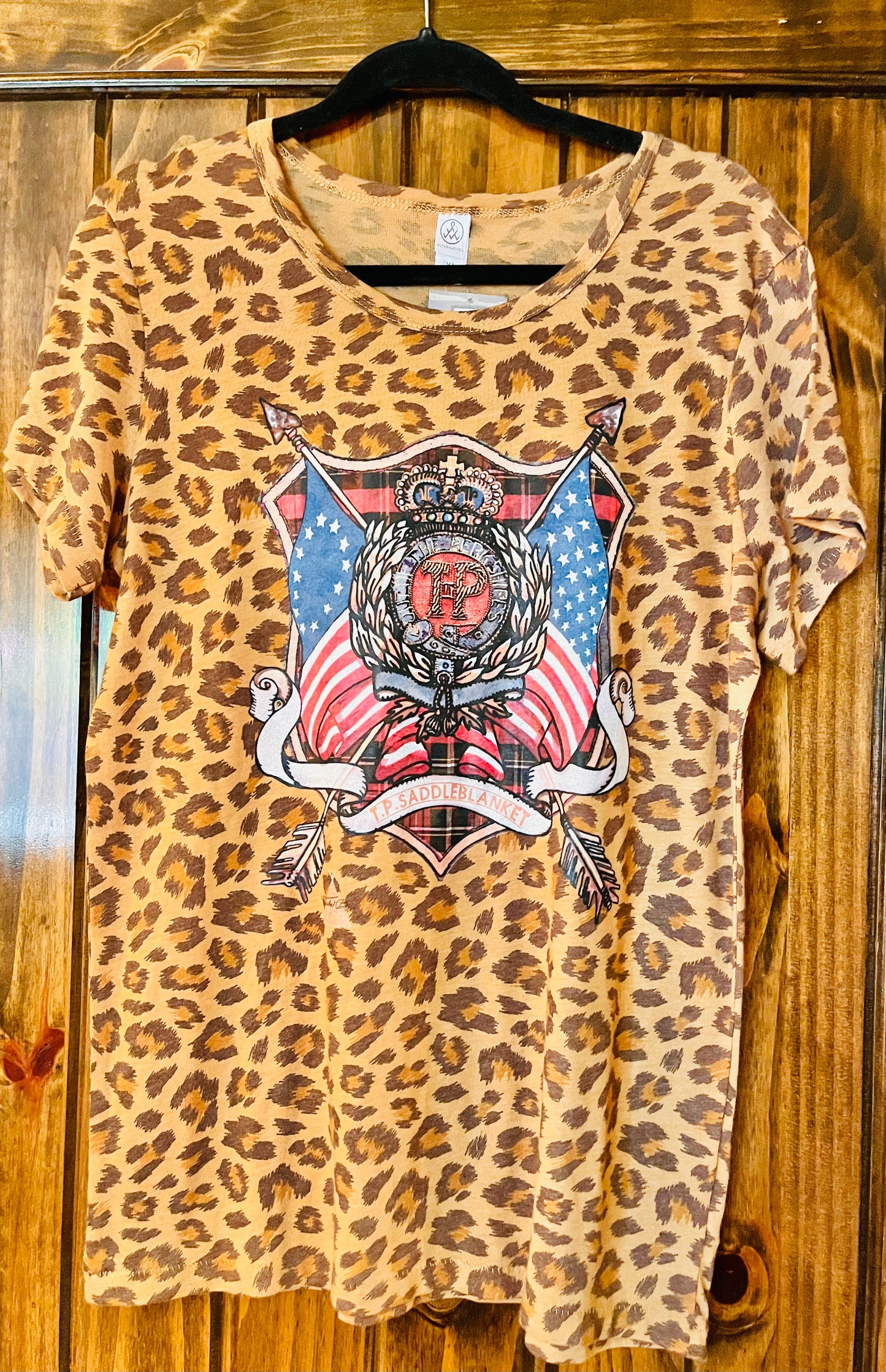 Cheetah t-shirt- Tasha Polizzi