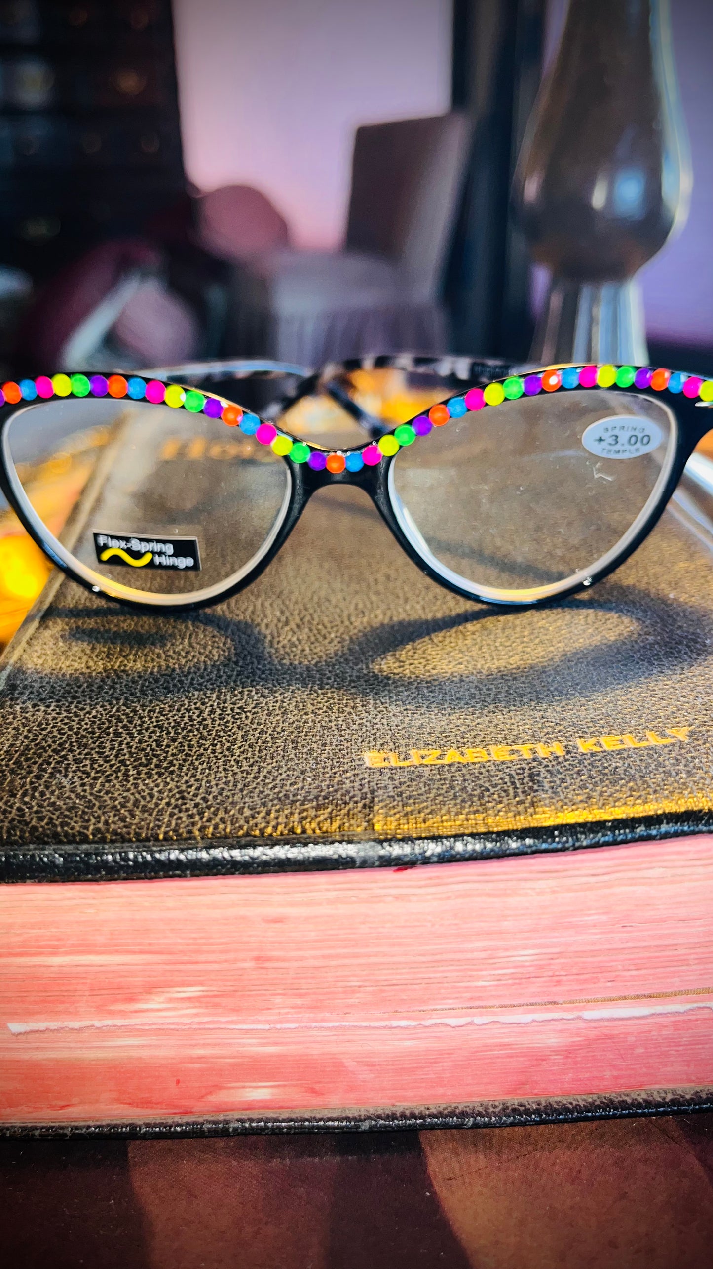 Swarovski crystal reader glasses