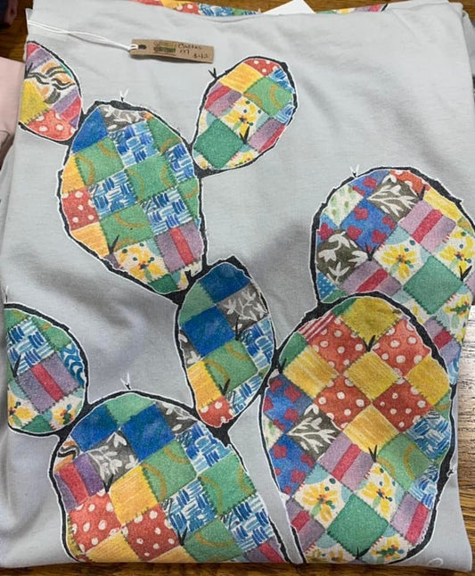 Prickly Pear Patchwork T-shirt